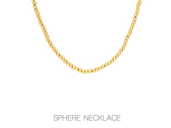 گردنبند طلا مدل گوی