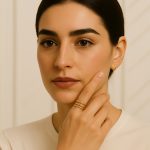 انگشتر طلا سه ردیفه
