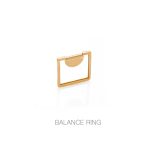 انگشتر هندسی مدل تعادل