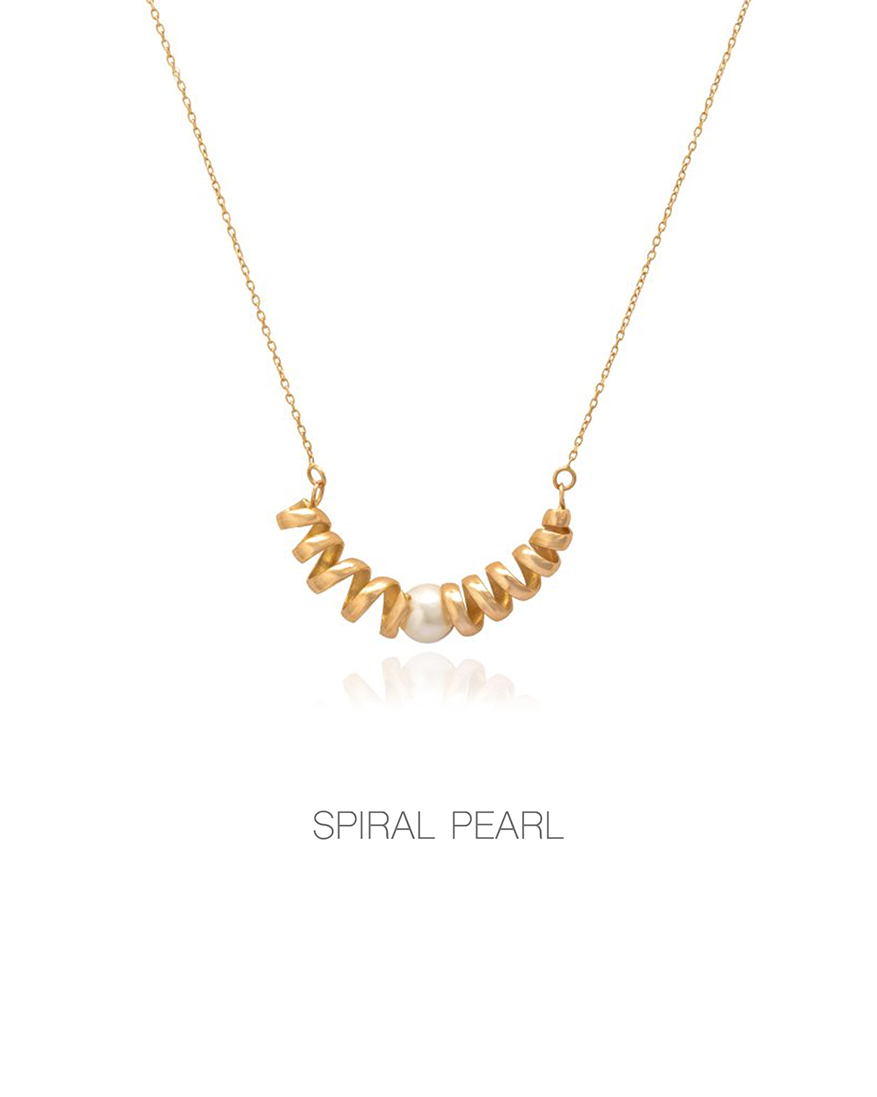 گردنبند اسپیرال مروارید