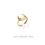 انگشتر طلا مدل هلال