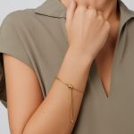 بنگل طلا مدل گوی آویز