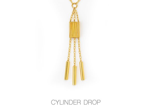 گردنبند استوانه طلا