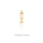 پلاک طلا هارمونی صدف