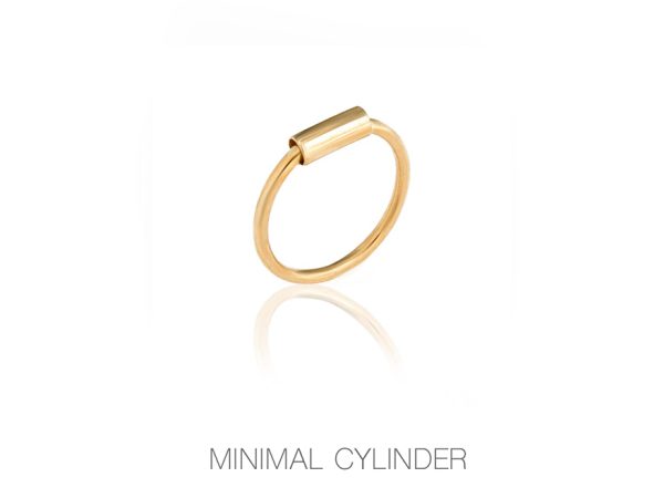 انگشتر طلا استوانه