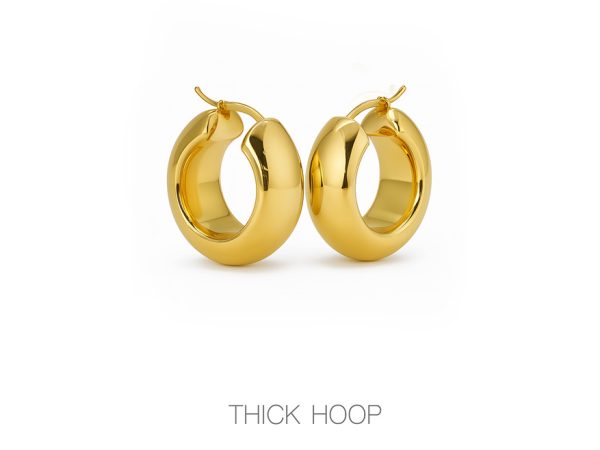 گوشواره حلقه ای ضخیم