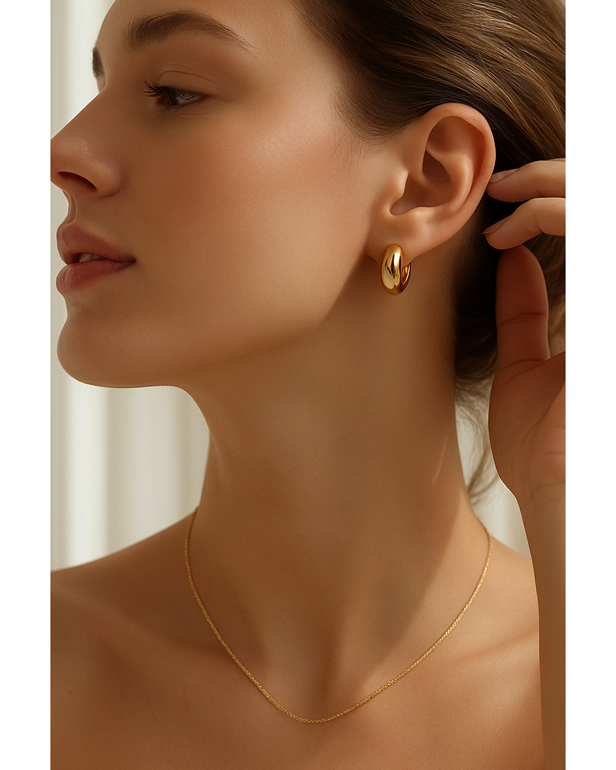 گوشواره حلقه ای ضخیم