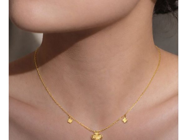 گردنبند طلا ۱۸ عیار مدل ونکلیف مینیمال