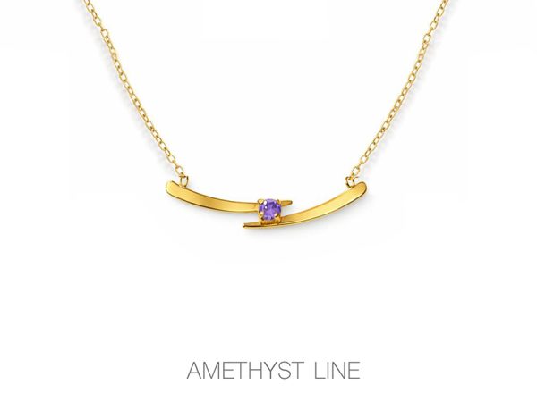 گردنبند لاین آمیتیست